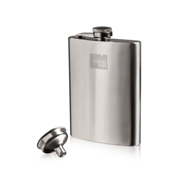 Vacuvin Hip Flask fiaschetta acciaio inox tascabile