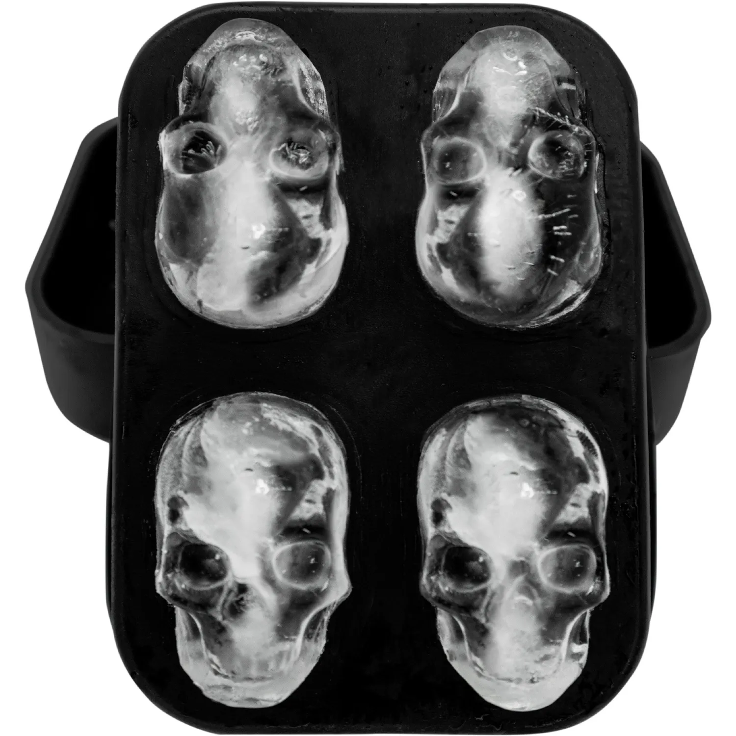 VinBouquet Stampo Ghiaccio Teschio Silicone 4 Cubetti