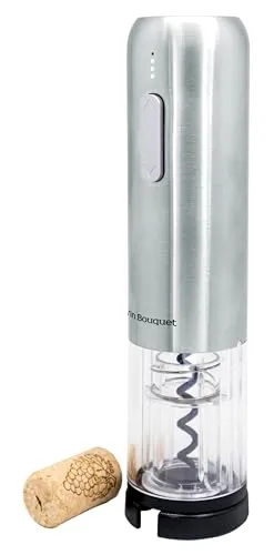 Vin Bouquet cavatappi elettrico compatto con indicatore batteria