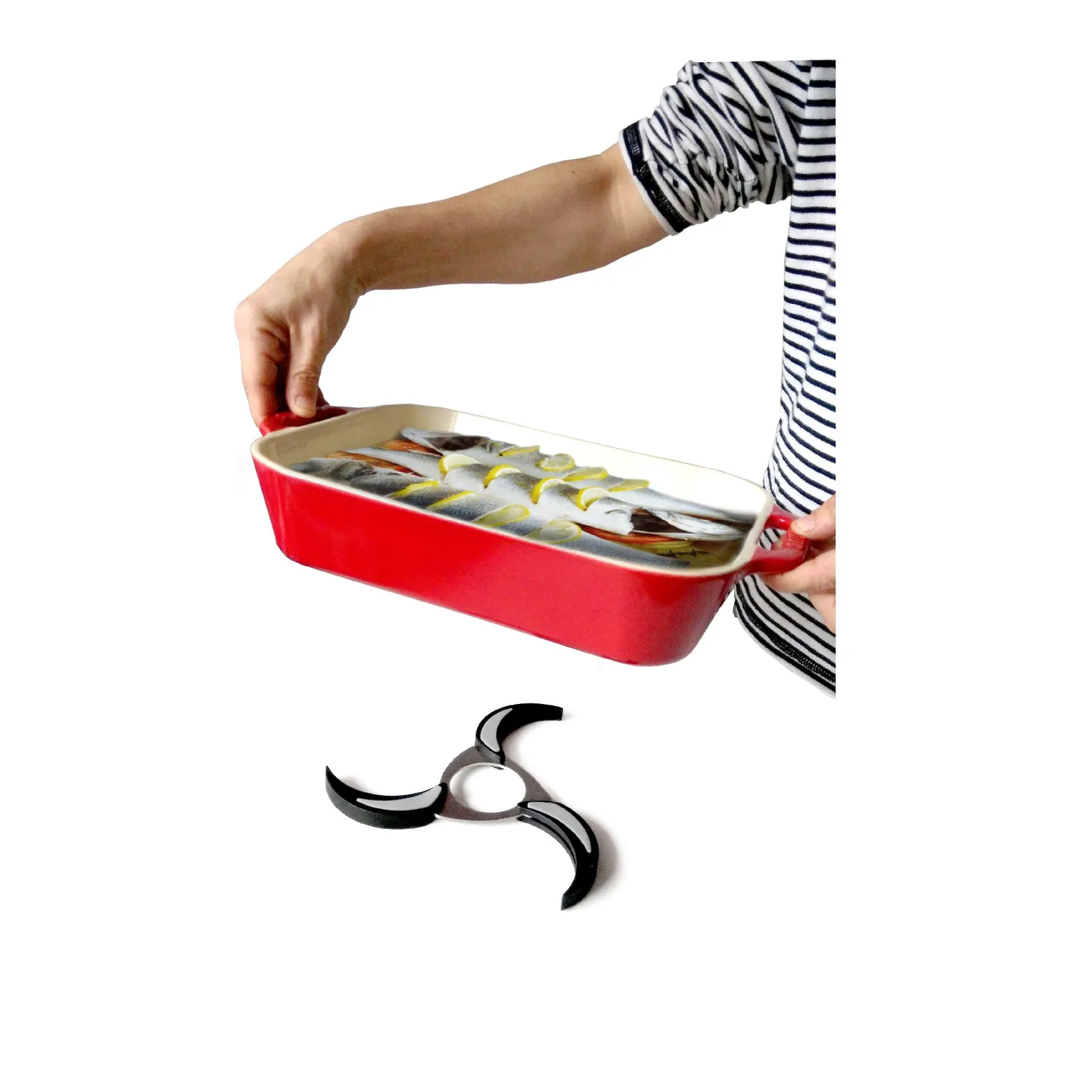 VinBouquet Nerthus sottopentola pieghevole inox silicone