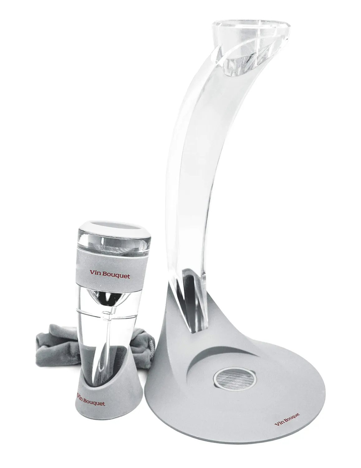 Vin Bouquet FIA 003 Set Aeratore Vino con Tappo Sottovuoto