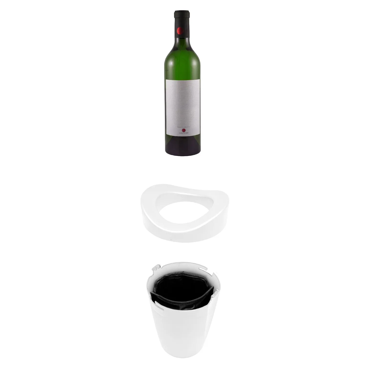 VinBouquet Secchiello Refrigerante Vino con Camicia Gelo
