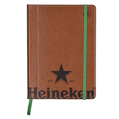 HEINEKEN BLADE Quaderno per appunti in pelle PU cammello