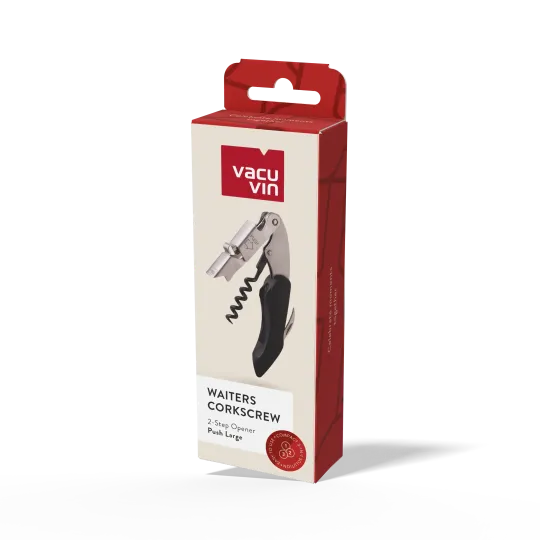Vacu Vin Waiter's Corkscrew Push Large cavatappi da cameriere