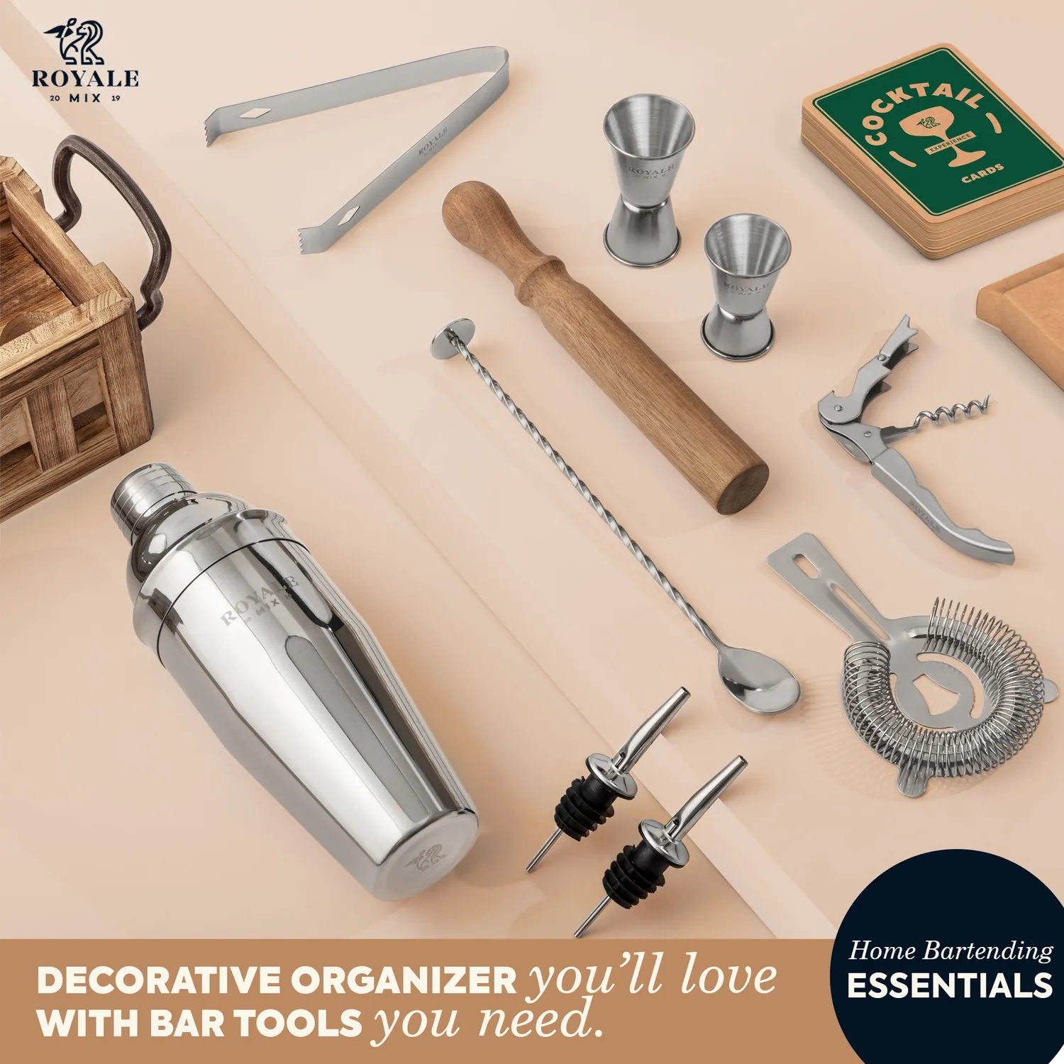 Royale Mix Bartender Kit set cocktail 12 pezzi