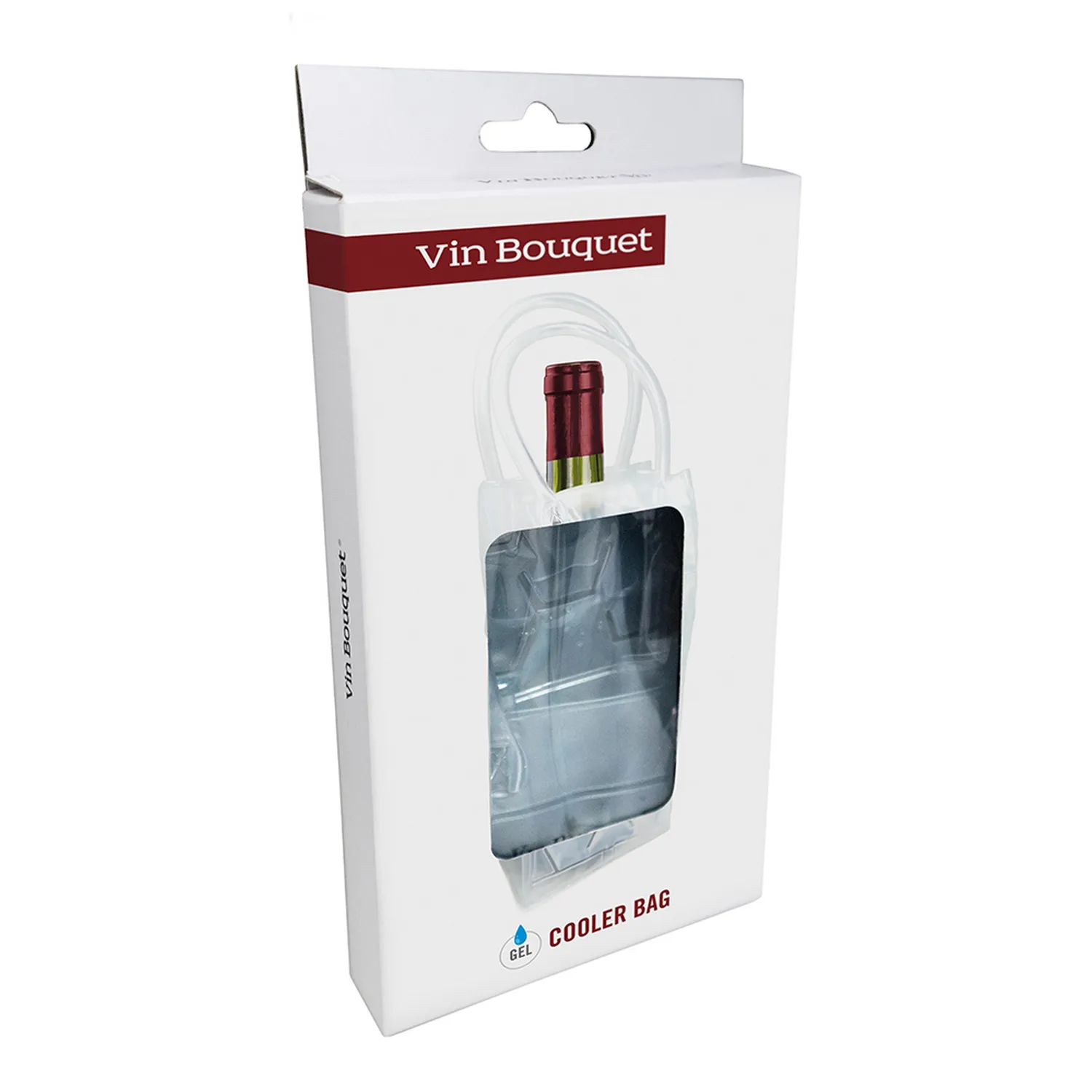 VinBouquet Borsa Refrigerante Bottiglie Trasparente con Gel