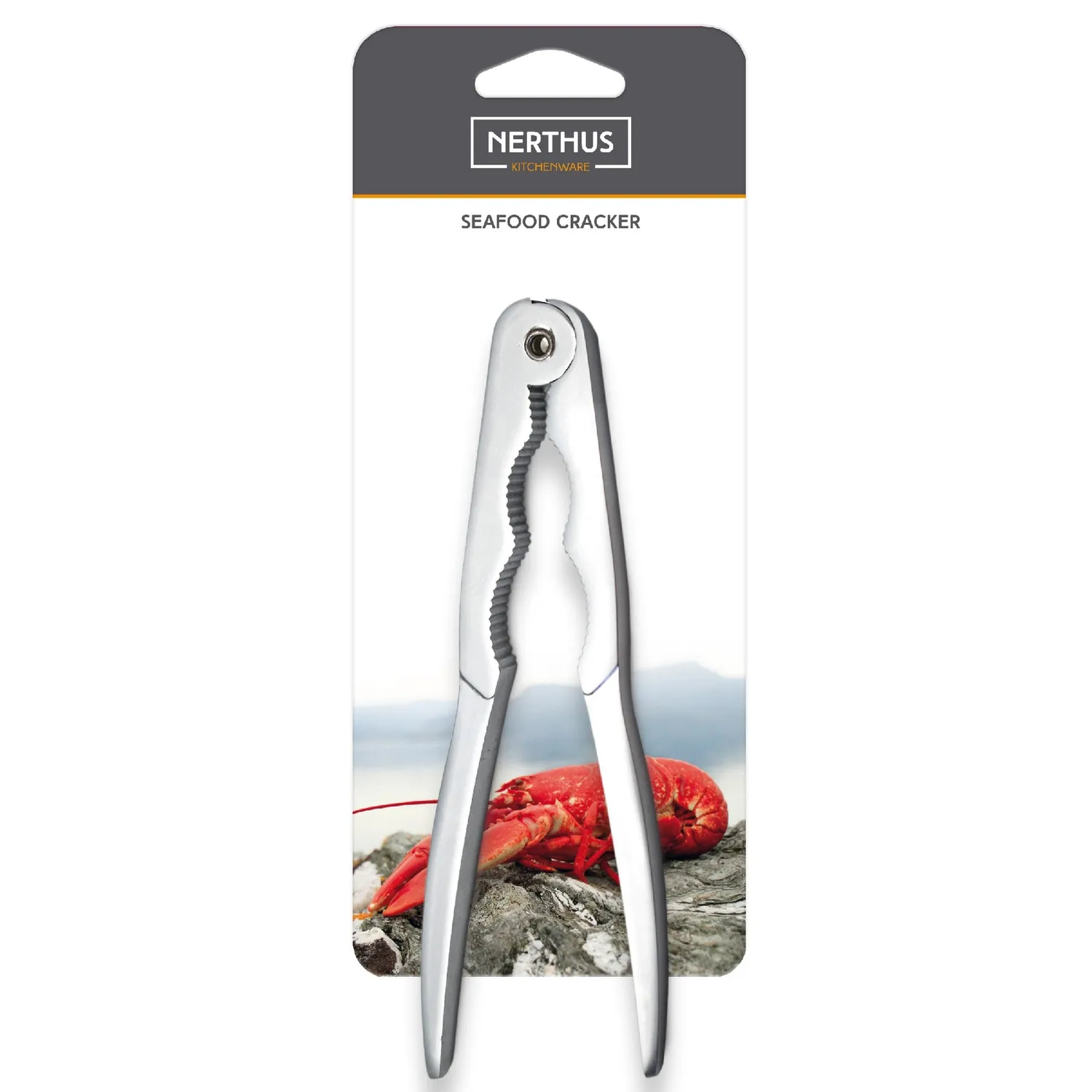 VinBouquet Pinza Noci e Crostacei Acciaio Inox con Molla
