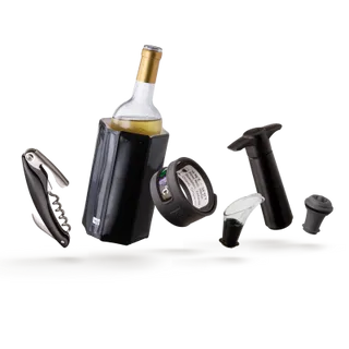 Vacuvin Serve Set Vino 6 Accessori Raffredda e Mesce