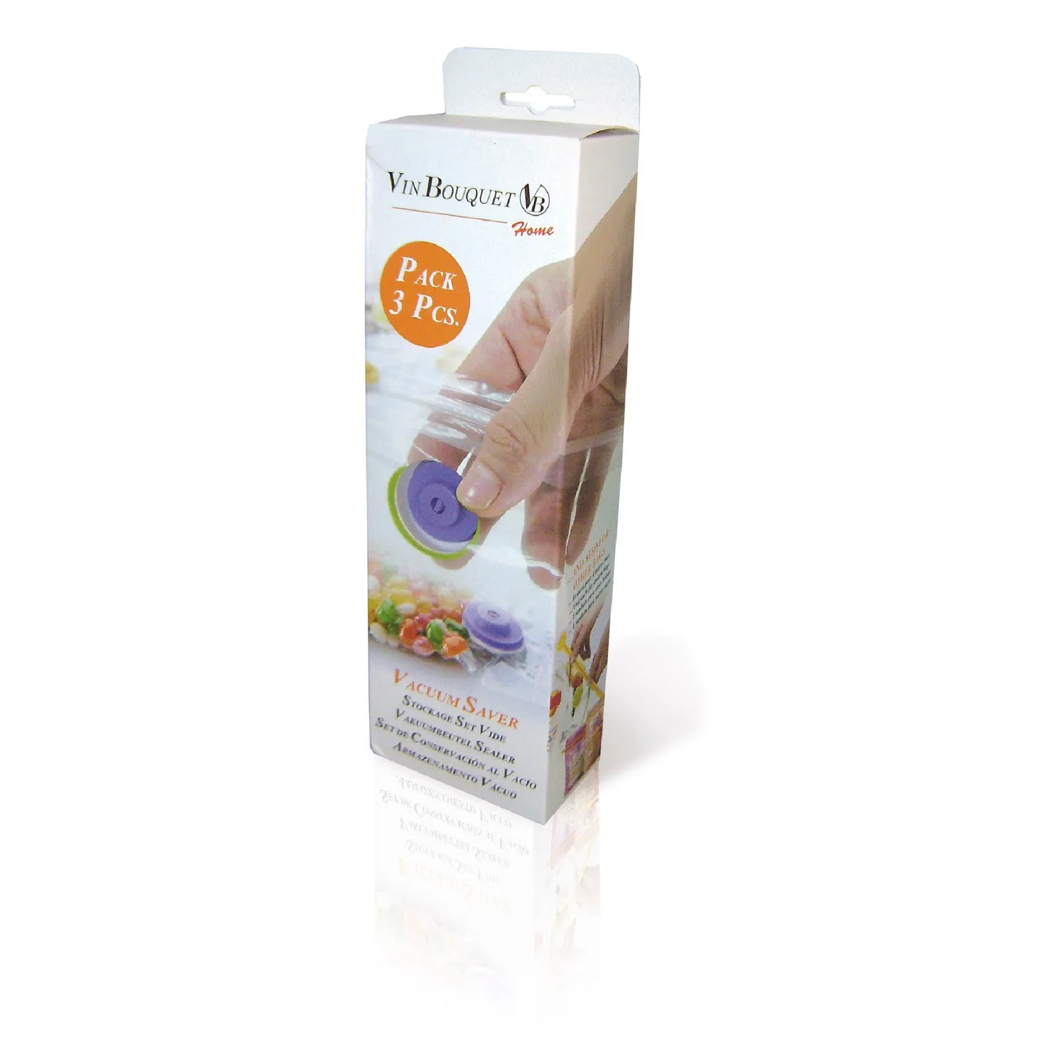 VinBouquet Set per Conservazione Sottovuoto alimenti
