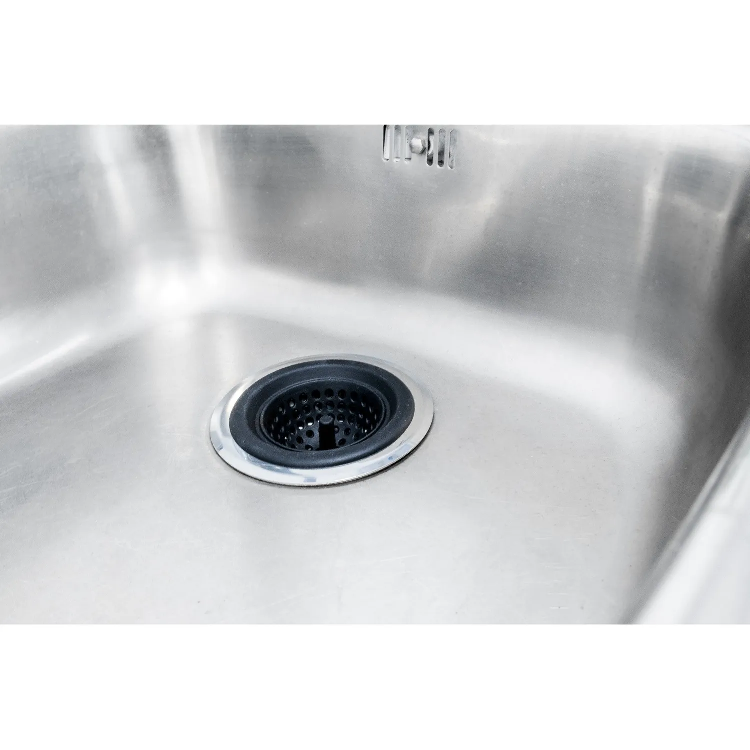 Nerthus colino lavello acciaio inox silicone 11,7 cm