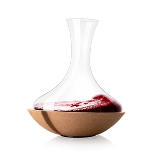 Vacuvin Caraffa Decanter Vino con Tappo in Sughero