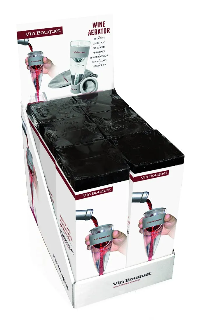 Vin Bouquet FIA 002 Aeratore Vino con Base e Sacchetto