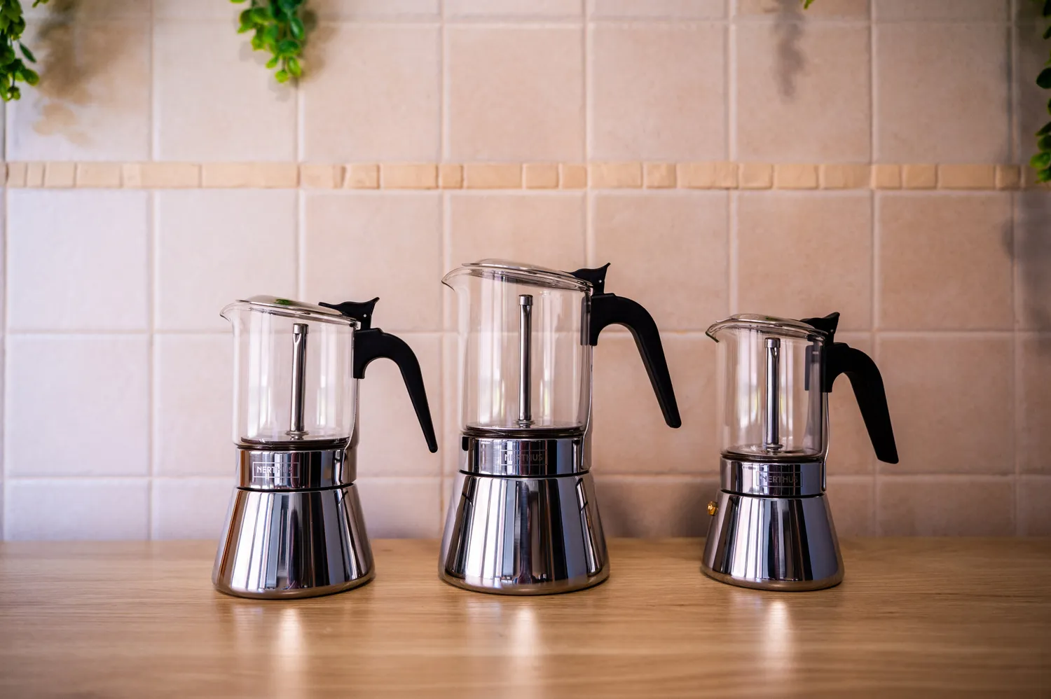 VinBouquet Caffettiera italiana in vetro
