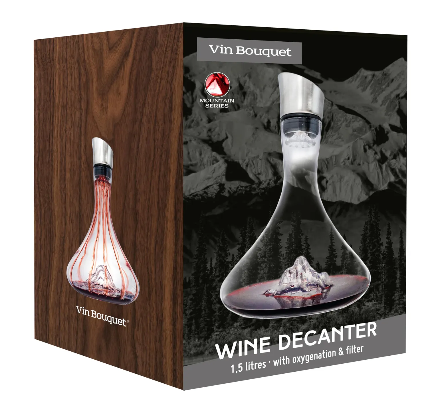 Vin Bouquet Mountain FIA 1573 decanter vino 1,5 L aeratore