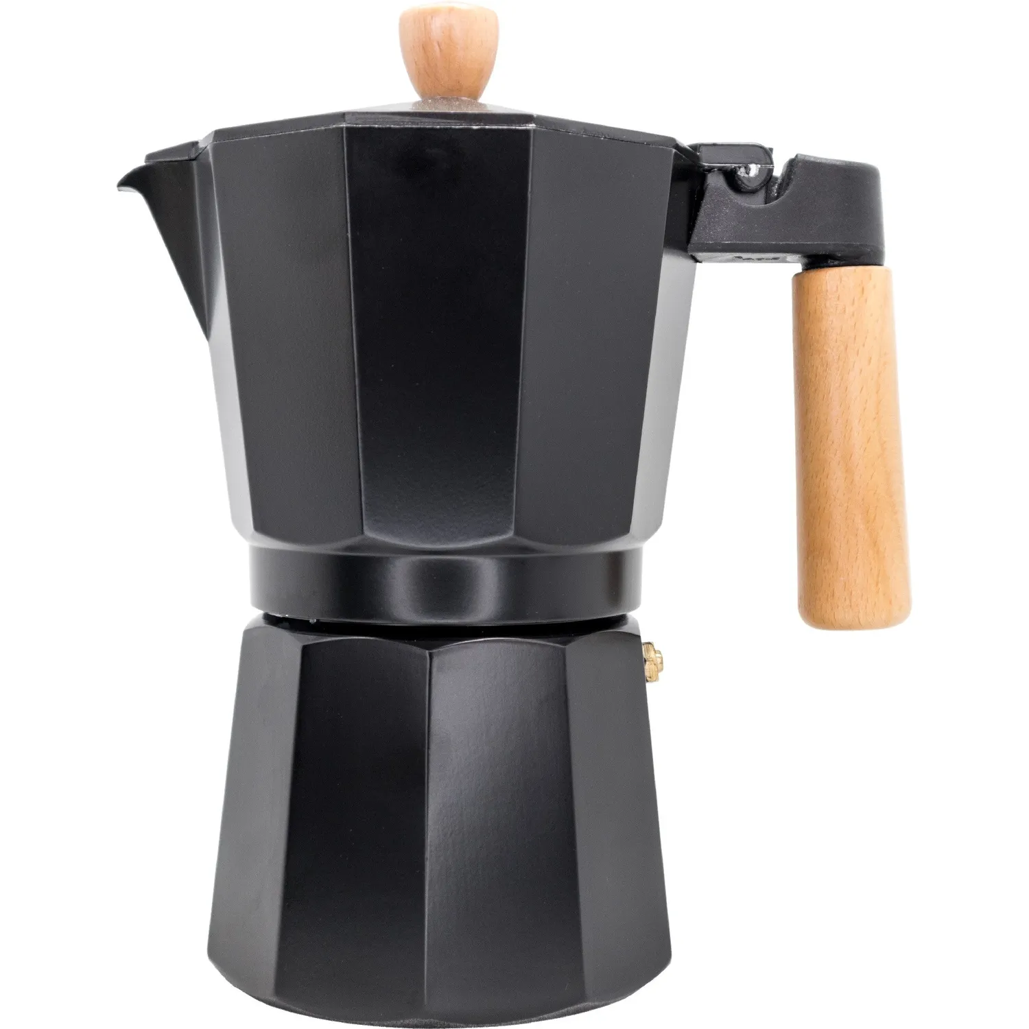 VinBouquet caffettiera induzione nera legno