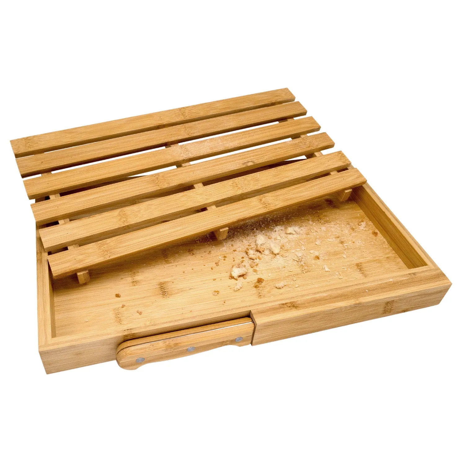 VinBouquet Tagliere Bambù con Coltello 40x23,5 cm