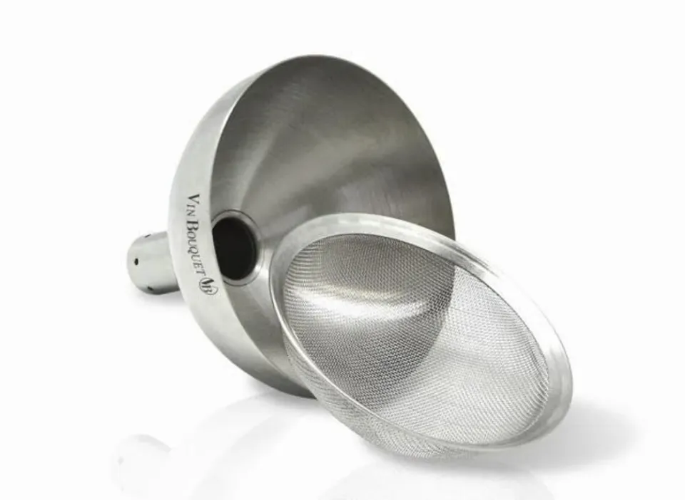Vin Bouquet FIA 020 imbuto decanter acciaio inox con filtro