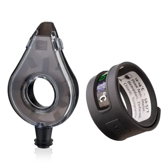 Vacuvin set aeratore vino + termometro 2 pezzi