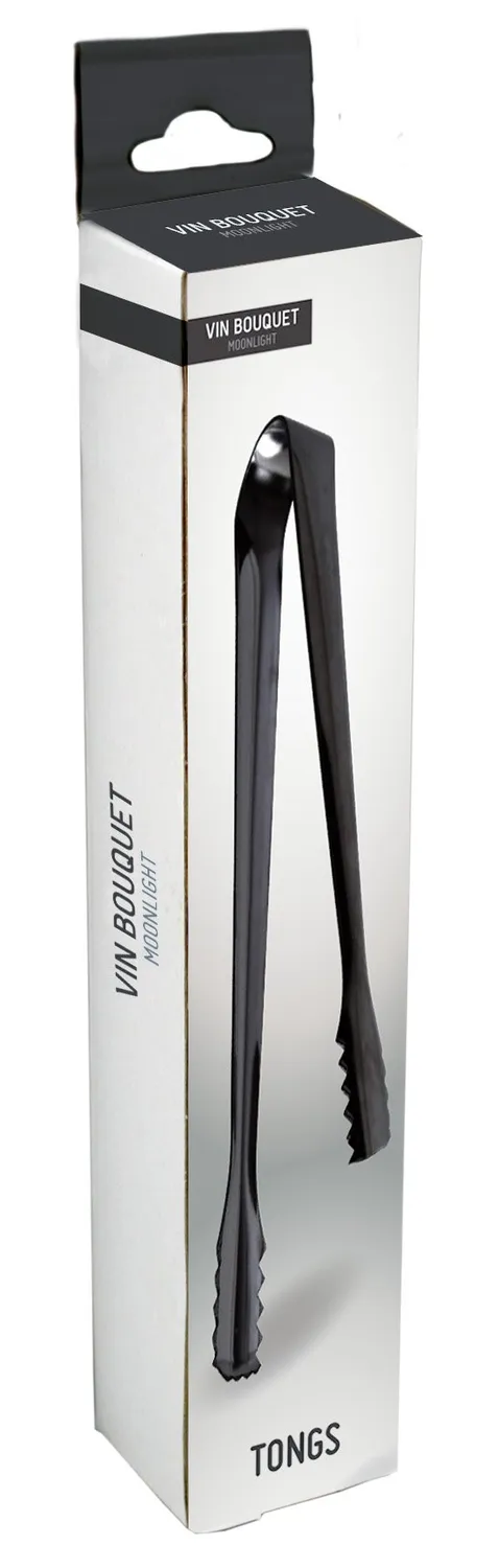 Vin Bouquet Pinza Ghiaccio Acciaio Inox Grafite Nero