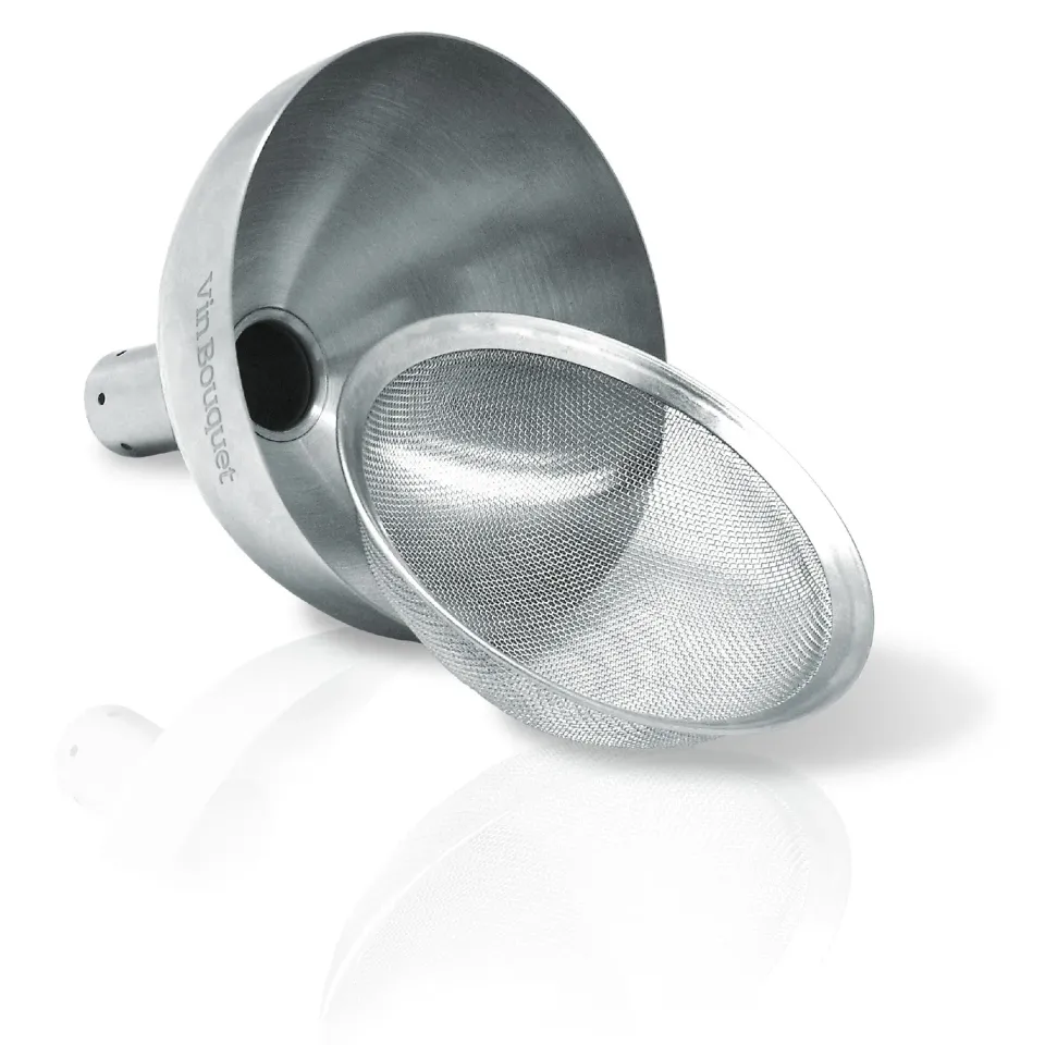VinBouquet imbuto decantatore vino acciaio inox con filtro