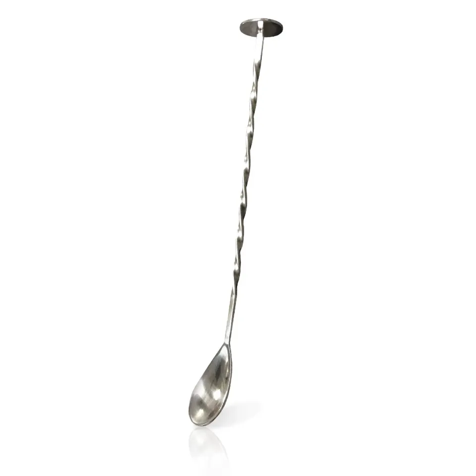 VinBouquet cucchiaio tornito per cocktail 25 cm in acciaio inox