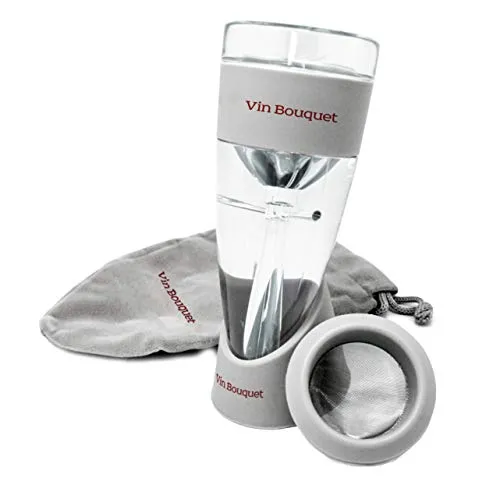 Vin Bouquet FIA 002 Aeratore Vino con Base e Sacchetto