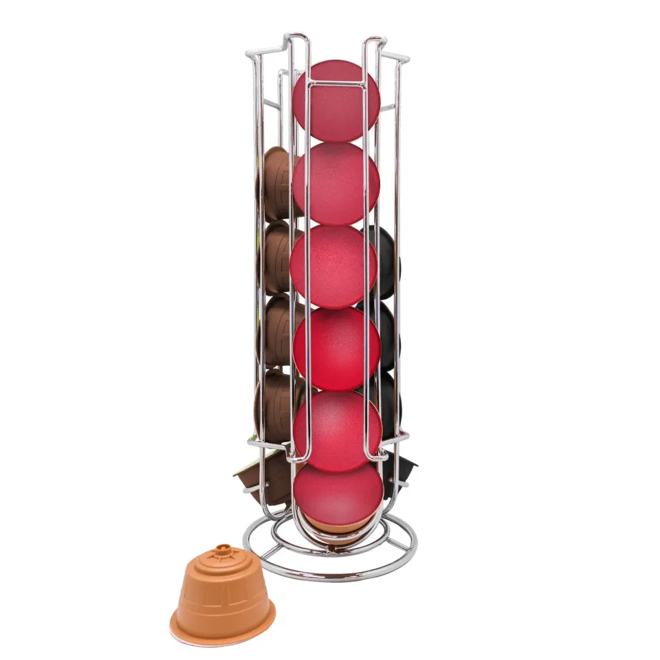 VinBouquet Supporto Capsule in Acciaio Inox 18 Capsule