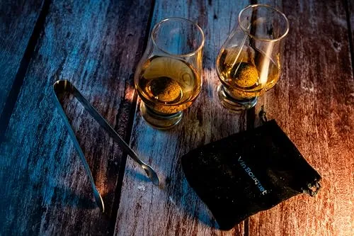 Vin Bouquet Classique FI 1553 set whisky 2 bicchieri granito