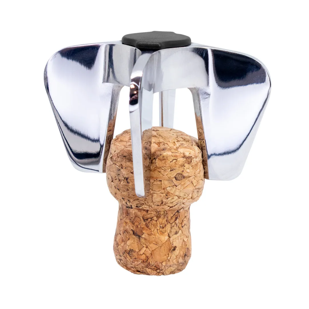 Vin Bouquet apribottiglie per champagne e cava cromato