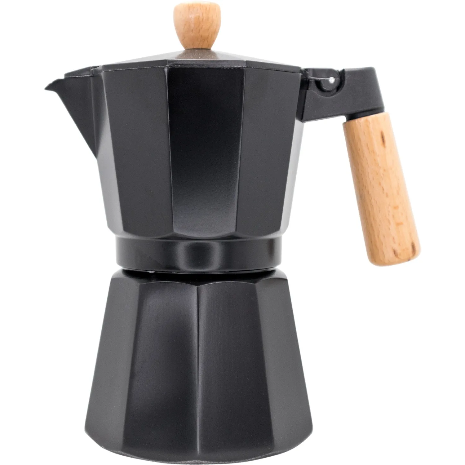 VinBouquet caffettiera induzione nera legno