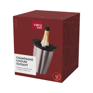 Vacuvin Elegant raffreddatore champagne acciaio con gel 0,7-1,1 L