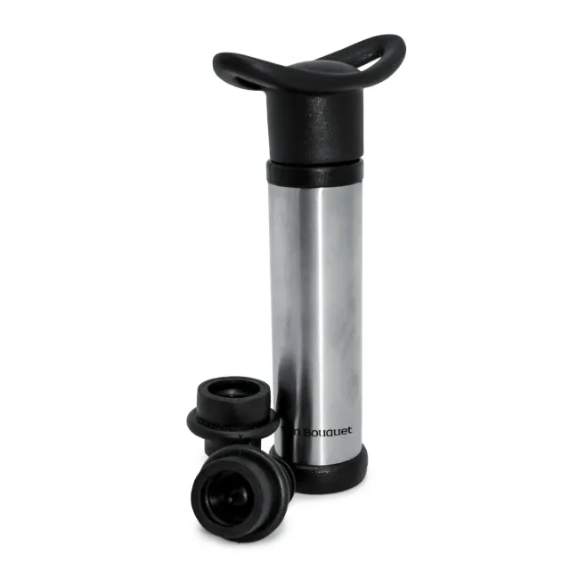 VinBouquet Pompa Vuoto Vino Manuale con 2 Tappi