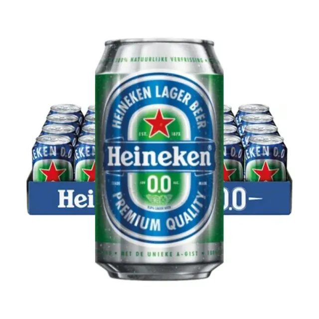Heineken 0.0 birra lager analcolica 24x33cl