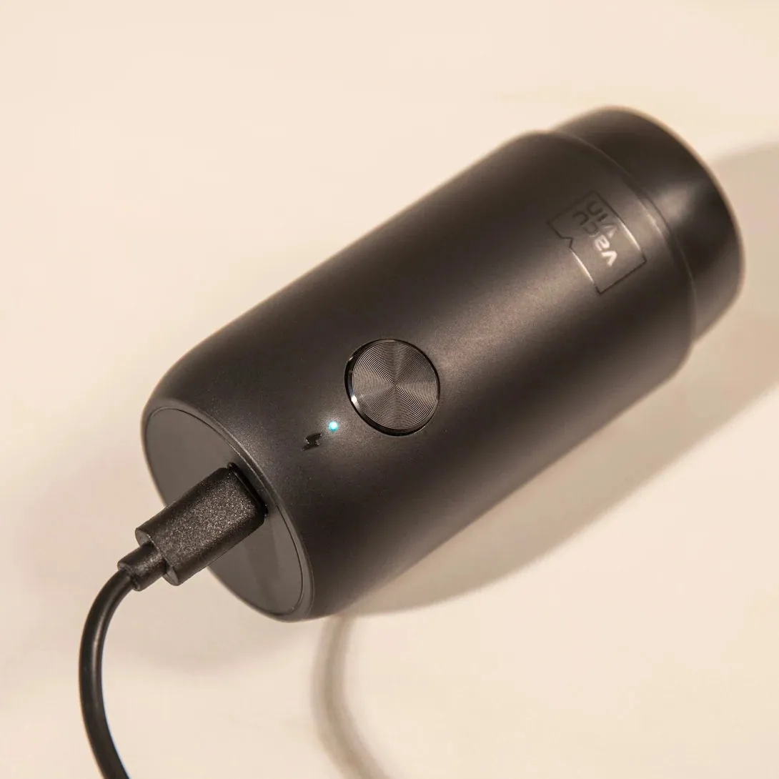 Vacuvin Electric Wine Saver pompa vino elettrica 2 tappi