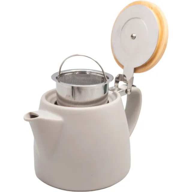 VinBouquet Teiera Porcellana con Infusore 500 ml Bambu