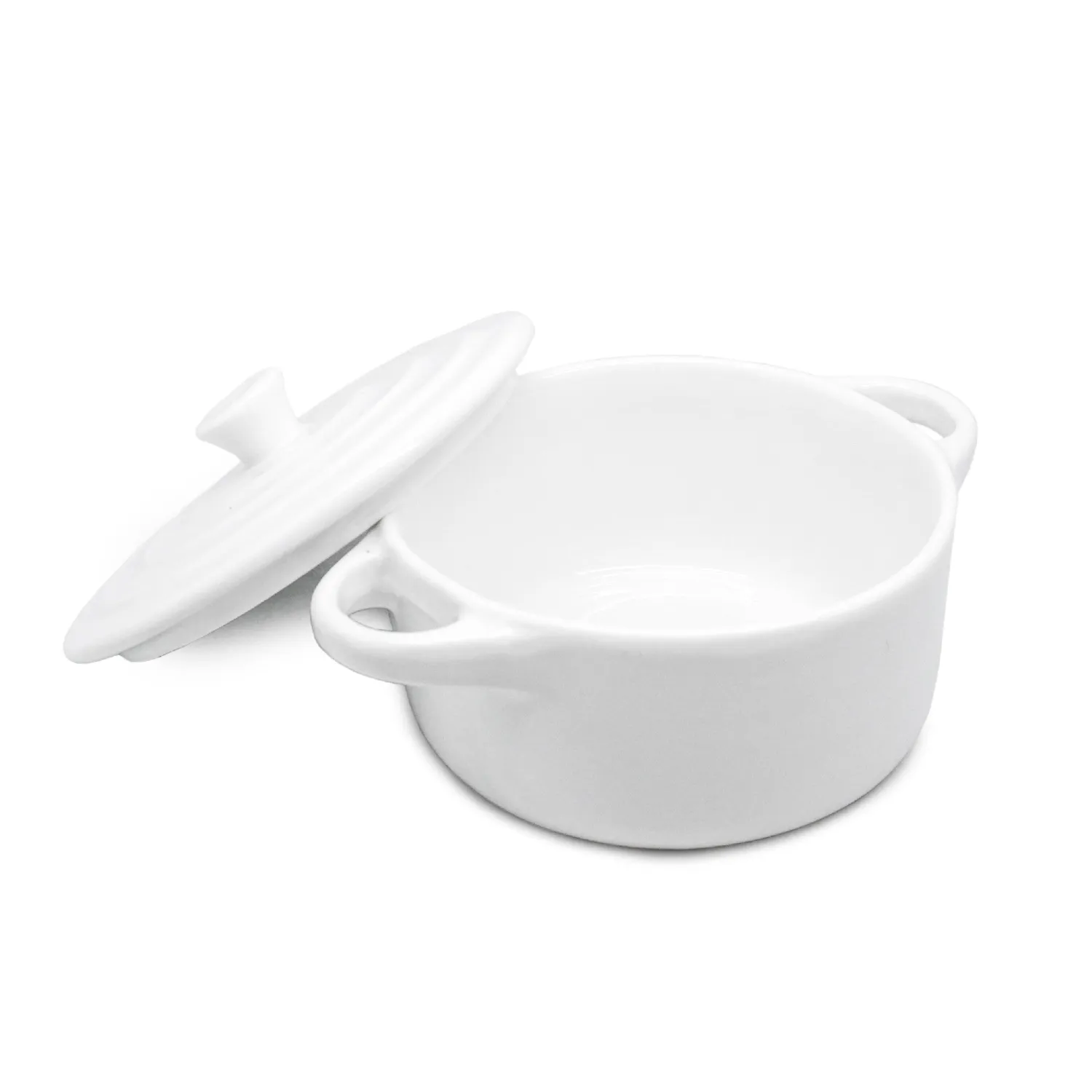 Nerthus Cocotte Porcellana per Snack con Coperchio