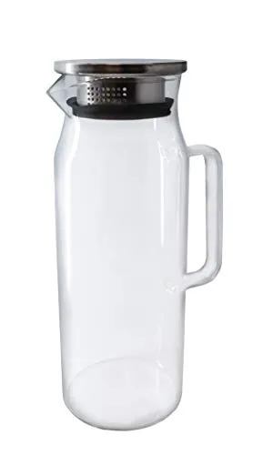 Vin Bouquet FIA 659 Caraffa Vetro 1,5 Litri con Filtro Inox