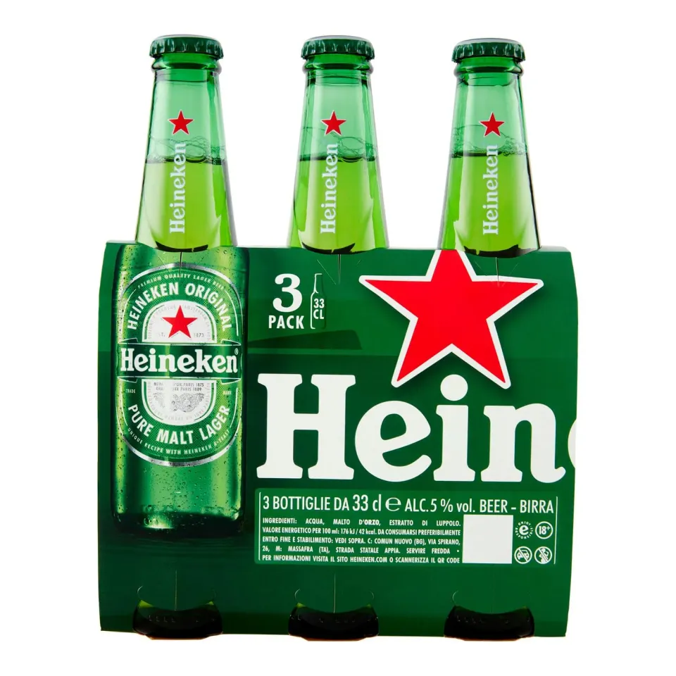 Heineken Birra Bottiglia Lager 5%