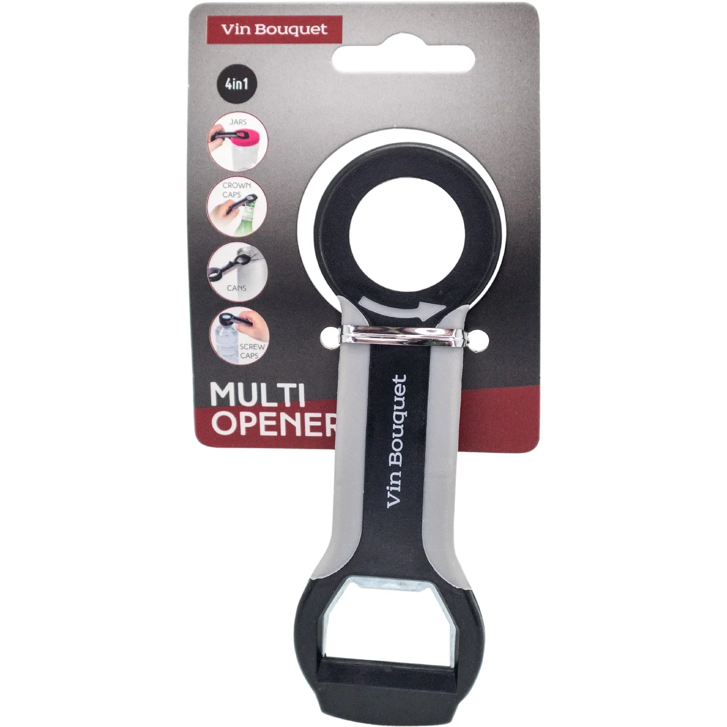 VinBouquet Apriscatole 4 in 1 Barattoli Bottiglie