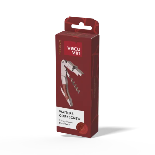 Vacuvin Push Wood cavatappi cameriere legno 3 in 1