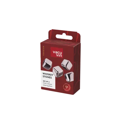 Vacuvin Whiskey Stones pietre whisky acciaio inox riutilizzabili