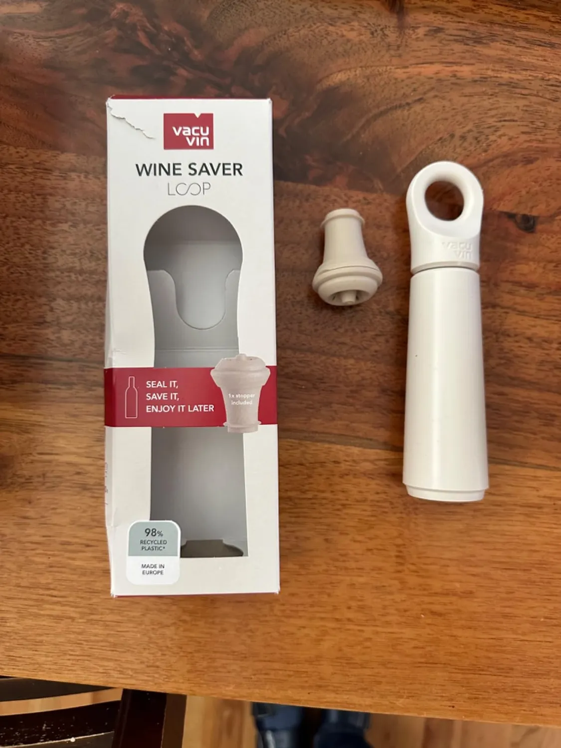 Vacu Vin Loop Wine Saver pompa vino