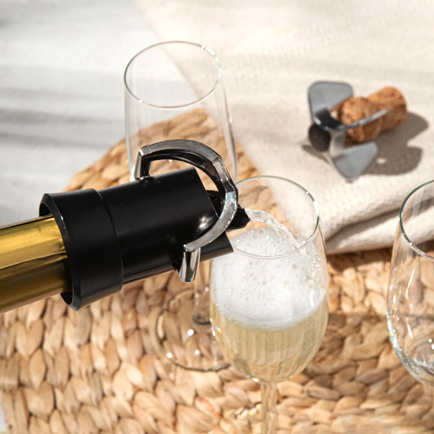 Vacuvin Tappo Champagne Spumante Versatore 2 in 1