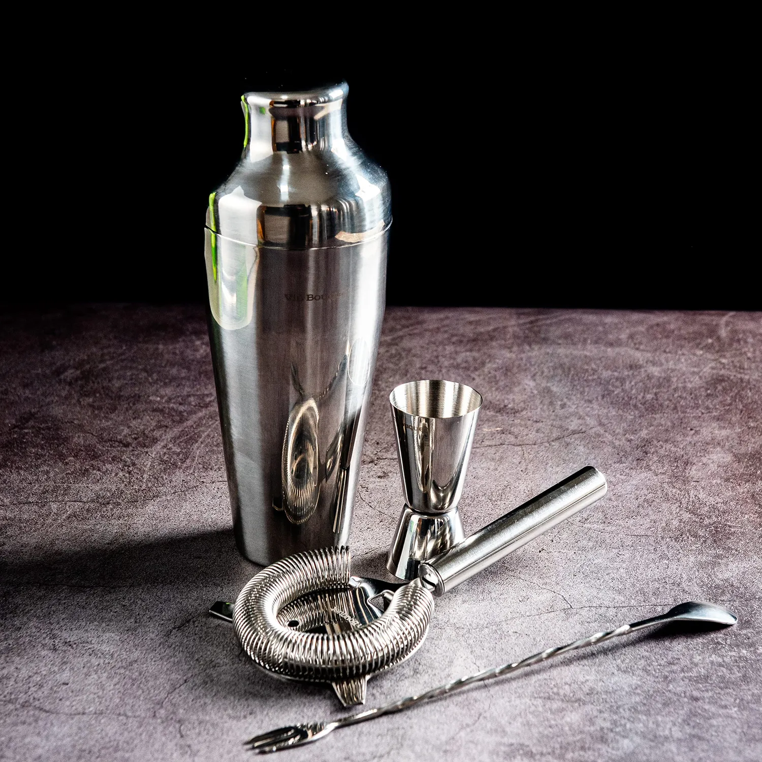 Vin Bouquet FIK 001 Set Cocktail Acciaio Inox 4 Pezzi