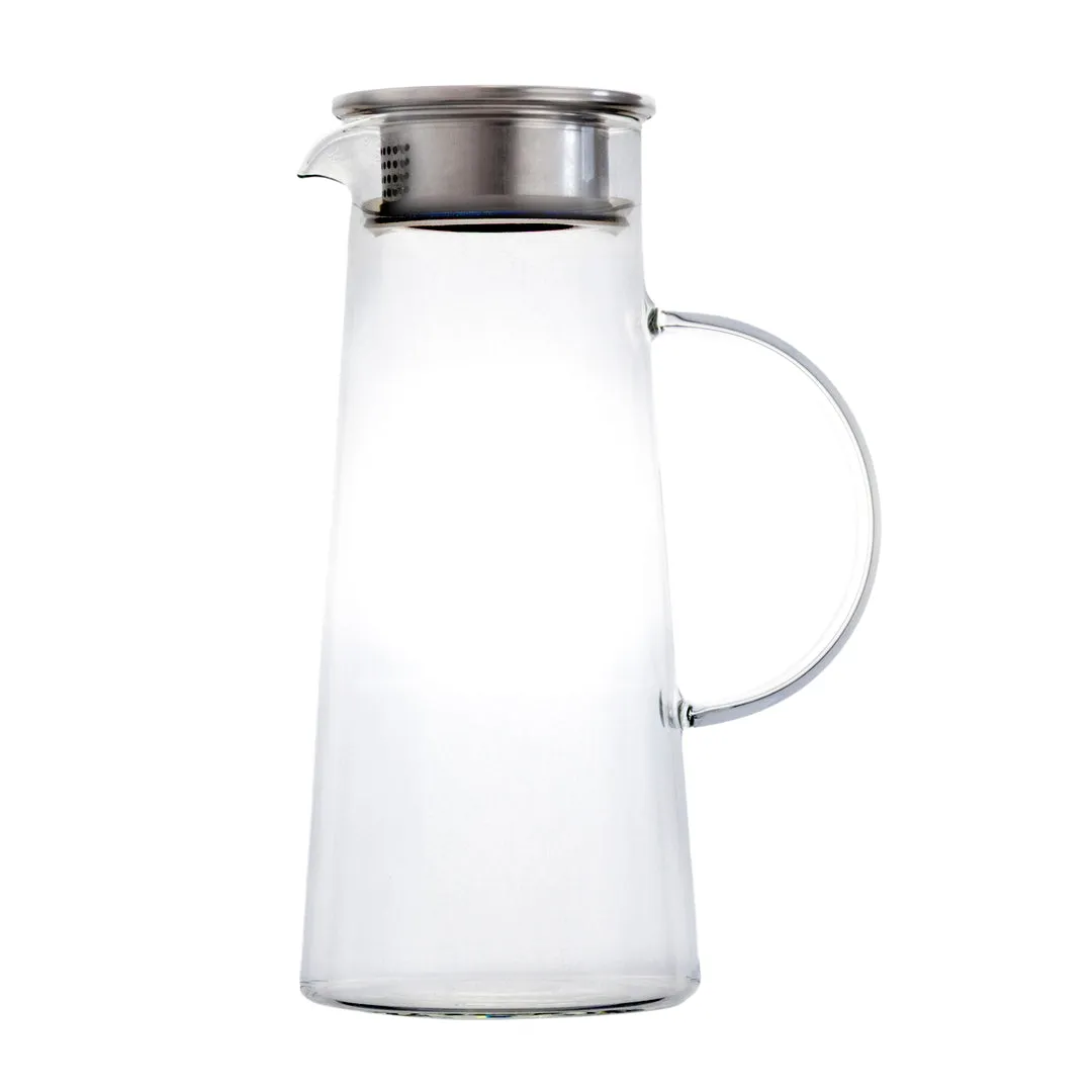 VinBouquet Brocca in vetro con manico e coperchio 1,4 L