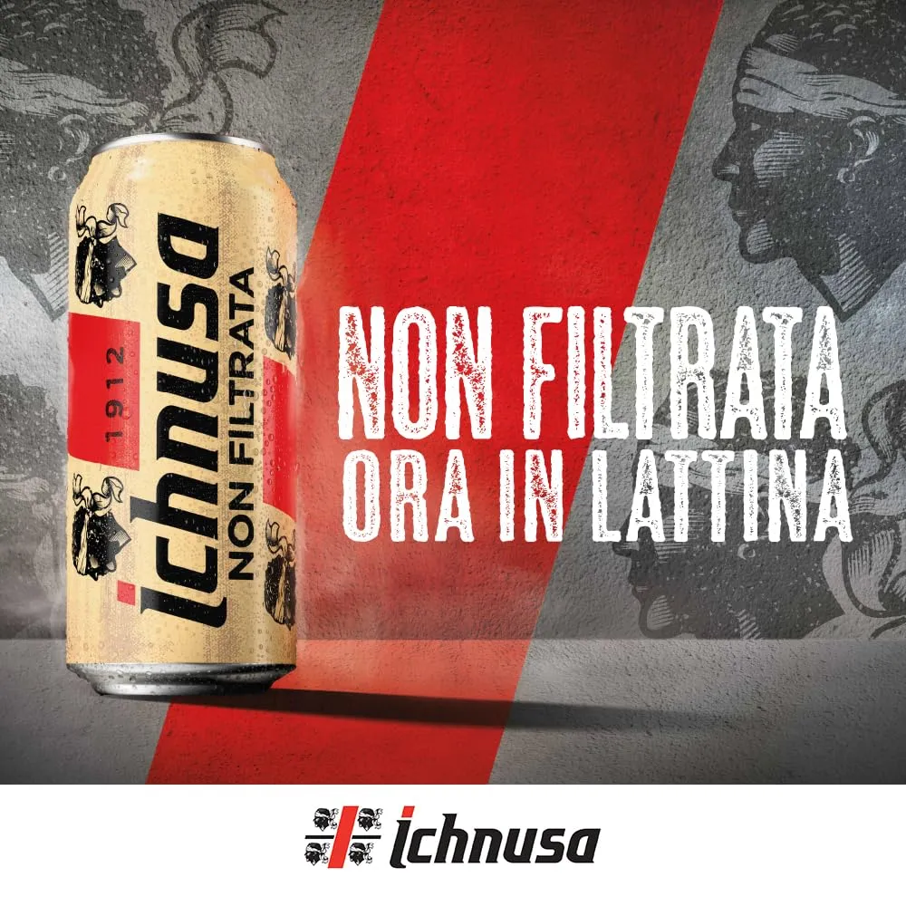 Ichnusa Non Filtrata birra 24 lattine da 44 cl